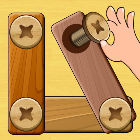 Wood Nuts & Bolts Puzzle(Unlimited Money)