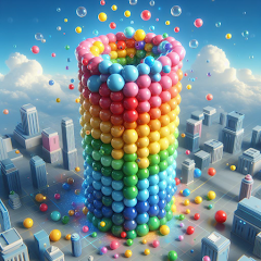 Bubble Tower 3D