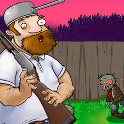 Plants vs Zombies Dave with a Gun