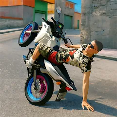 Wheelie Master Moto Ride 3D(Unlimited Money)