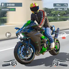 Traffic Bike Driving City 3D