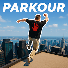 Only Going Up Parkour Rooftop